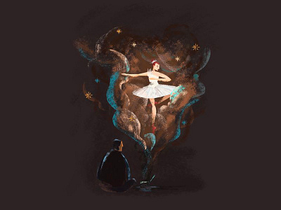 dance ballet dance girl illustration