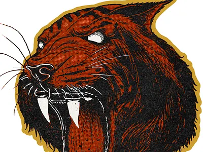 Tiger illustration tiger tshirt