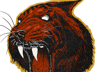 Tiger illustration tiger tshirt