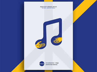#MARKISAIN 16 MUSIC DIPLOMATION diplomation graphic design illustration music podcast vector