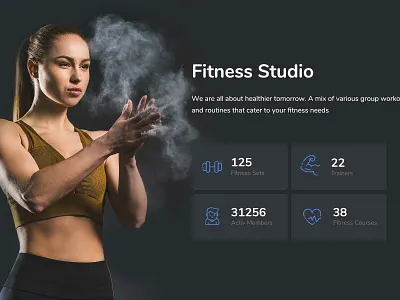 Gym & Fitness agency bootstrap business charity corporate creative gym and fitness insurance job listing portfolio products landing responsive startup travel