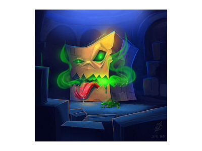 Wild Box. Concept 2d art art box character concept art design game art game ui illustration magic