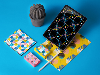 Geometric Patterns branding brush color dribbbe geometric patterns seamless shapes shot texture vector