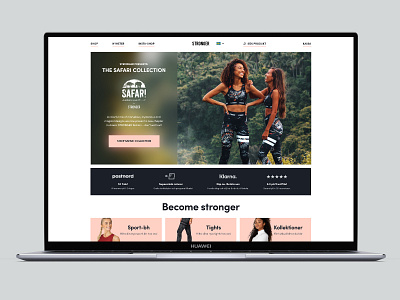 E-commerce exploration - Startpage design concept e comerce ui ux web design