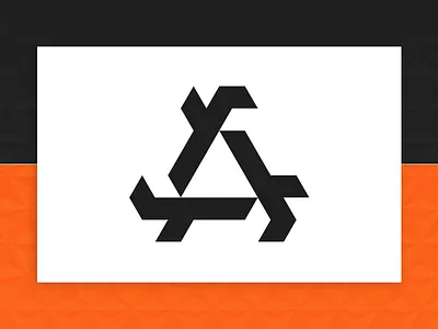 Geometric Mark 3d branding clean geometric isometric design isometry logo mark minimal modern negative space vector