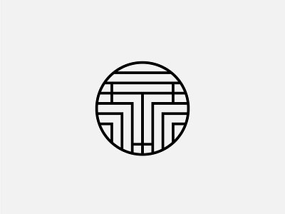 Housing estate logo branding circle construction design detail grid logo logotype minimal vector