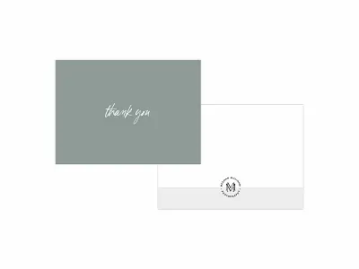 Meghan Molinari Photography Thank You Card Design brand branding collateral design icon illustration logo logo design photographer portrait photographer san serif script serif stationery stationery design swoone thank you card typography watermark