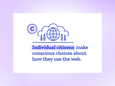 Mozilla Fellowships & Awards detail citizens community illustration internet