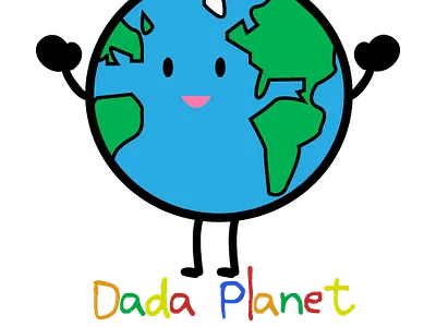 Dada Planet Youtube thumbnail branding graphic design logo motion graphics