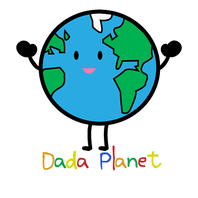 Dada Planet Youtube thumbnail branding graphic design logo motion graphics