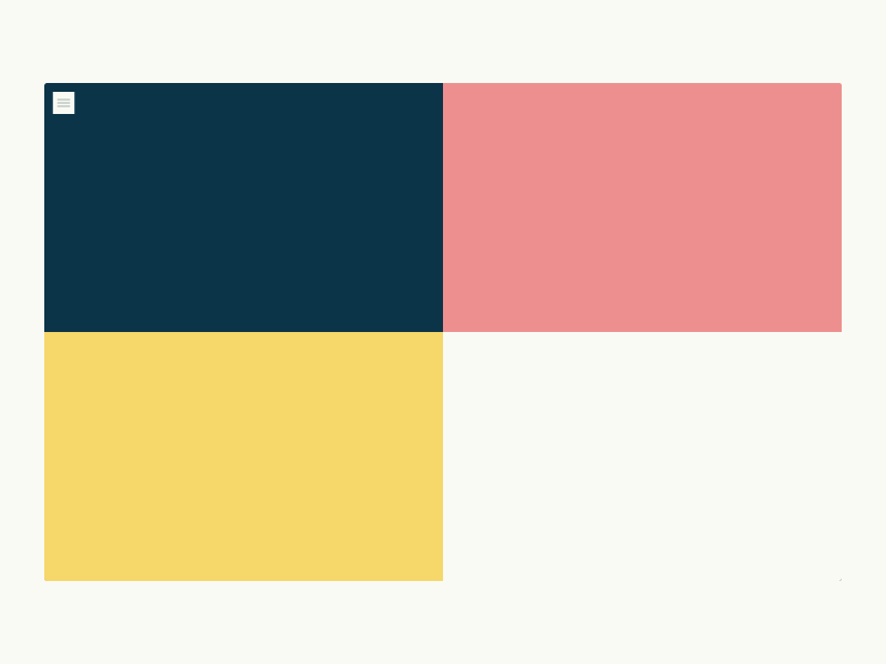 Quadrant Blinds Effect Page Transition animation blinds interaction animation interaction logic page transition ui