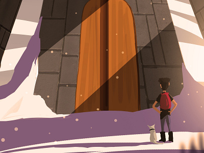 Abandoned Castle animation art artboard artbook artwork branding brush character art design digital 2d digital art digital illustration digital painting game art game artist illustration landscape nature photoshop vector