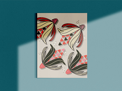 Spring Flora Poster colors design flowers flowers illustration illustration pattern shapes women in illustration