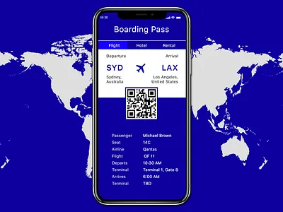 Daily UI #024 Boarding Pass 024 24 boarding boarding pass clean dailyui flight flight app minimalist pass travel