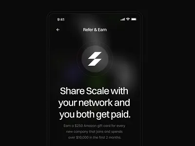 Finance App - Refer & Earn app bank mobile app banking clean dark design design system mobile mobile app mobile modal mobile responsive mobile system product refer earn system ui ux