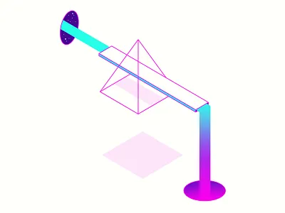 Prism flow prism pyramid