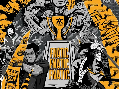 Fnatic Special Edition 2 2d art character concept design esports esports design flat game gaming graphic design illustration vector