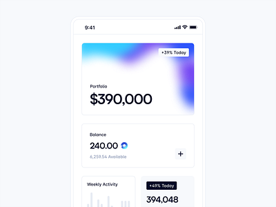 Mobile - Dashboard Experiments app bank mobile app banking blue clean dashboard design mobile mobile app mobile app dashboard mobile dashboard product product design ui ux