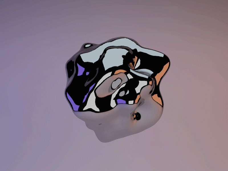 liquid loop 3d animation animation 3d art c4d chrome colorful icon liquid motion motion graphic natural