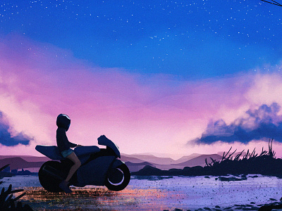 Color study art digital art enviroment illustration photoshop