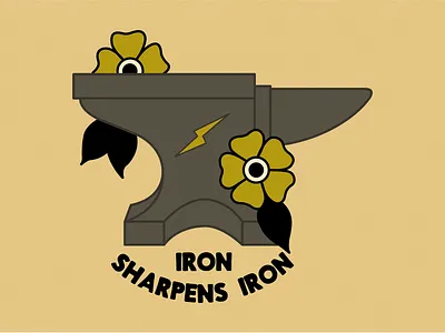 Iron Sharpens Iron illustration