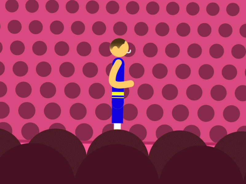 Hello Dribbble ! 3d after affects hello dribbble nba purple stephen curry
