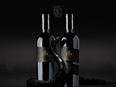T&C - Wine Label Design branding graphic design illustration label label design logo logo design packaging