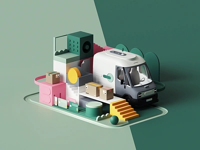 Mobility 3d 3dart 3ddesign b3d blender blender3d c4d car cinema4d colors design electric future illustration isometric render scene tech technology