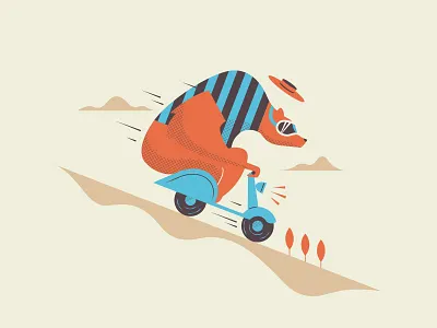 Fling Craft Cocktail :: Grizzly McScoots cocktail countryside fling italian italy orange scooter vespa