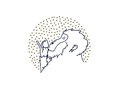 morning macaque branding character coffee espresso icon identity illustration logo mark monkey stipple