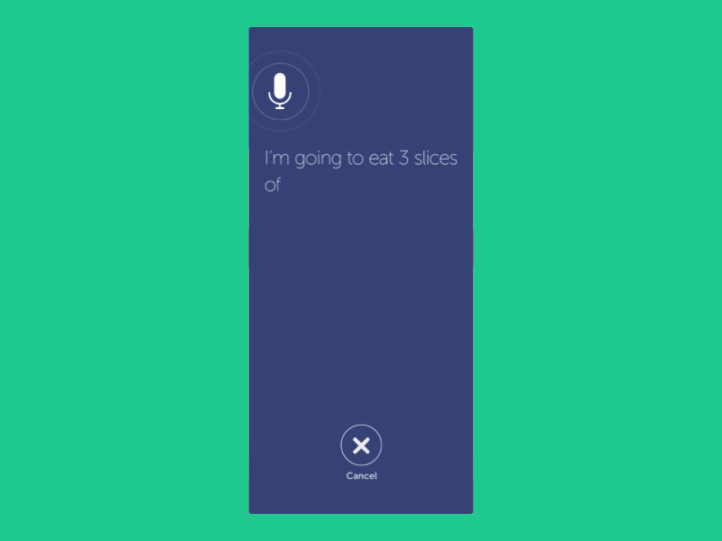 Diabetes App - Voice Assistance animation motion design product design ui design ux design visual design voice assistant