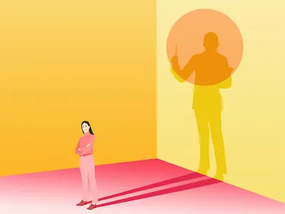 Women's Ambition bright colors chemist design editorial grain illustrator photoshop vector wacom we are bolder woman woman illustration