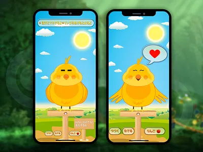 Talking Bird 2d Games Japanese Games games games design talking bird game user experience designer user interface design