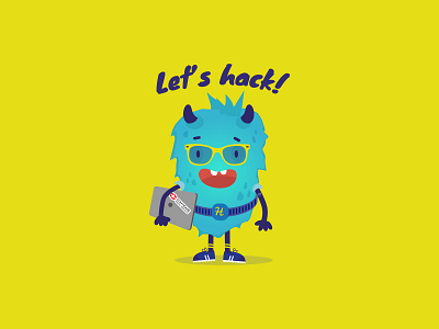 illustration cute monster cute monster design illustration sticker vector