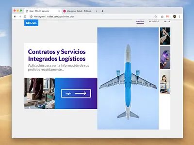 Aplicación web para Contratos y Servicios Integrados php responsive ui we design web app