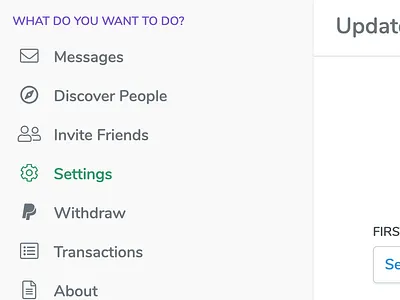 Navigation Menu app green icon navigation navigation bar navigation design navigation menu sidebar