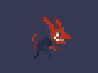 Demon animation character game art illustration pixel art sprites