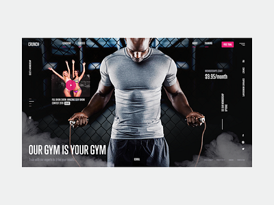Gym black fitness girls gym interaction sport training ux web