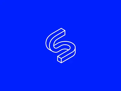 CS c cs icon isomatric logo s