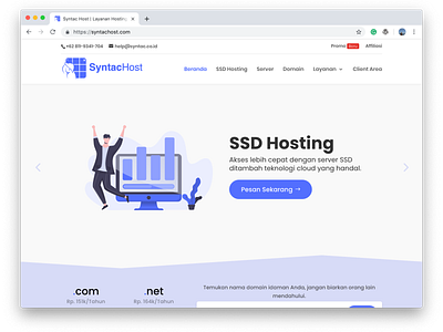 Hosting Website Design hosting landing page website wordpress