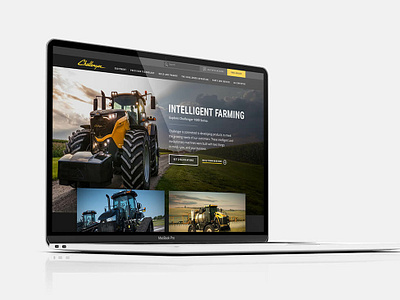 Agco Challenger Design Desktop branding design rebrand ui ux ux research ux strategy website