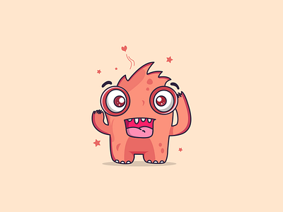 Monster # 01 art cartoon cartoon art colors comic art cute cute animal cute animals flat illustration graphic art graphic design icon illustration illustration art minimal monster monster sketch pets vector warm colors