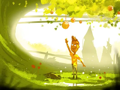 Way Up animation art artboard artbook artwork branding brush character art design digital 2d digital art digital illustration digital painting game art game artist illustration landscape nature photoshop vector