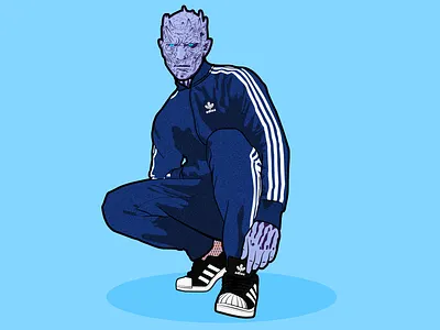 Night King After Game of Thrones affinitydesigner belgium design game of thrones got graphic illustration night king vector walkers white walkers