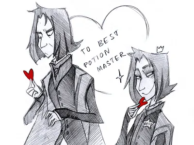 Severus Snape anime birthday character character design character emotion cute desing illustration severus severus snape snape