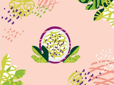 passion fruit fruit illustration juice packaging passion fruit tropical fruit