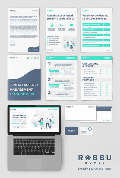 Rabbu Assets brand assets branding brochure design business card design envelope design folder design iconography letterhead design rabbu web design