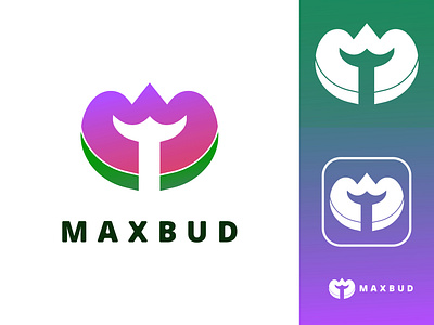 Maxbud Logo Design 3d brand brand identity branding design gradient logo graphic design illustration logo logo design m m letter logo m letter real estate logo m logo m logo mark modern logo real estate real estate logo design ui vector