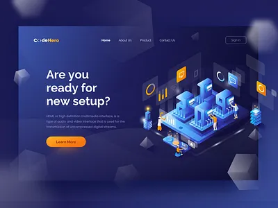 2019 New Setup - Landing Page app design branding character clean crypto design dribbble flat design illustration ilustration interaction design isometric landing page tech user interface vector web design