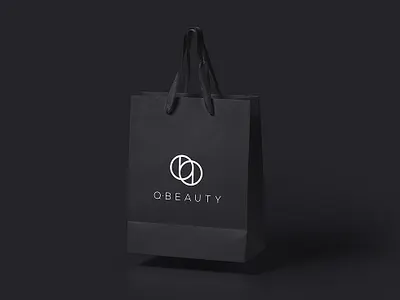 Q - BEAUTY Paper Bag bag bag design bag mockup beauty beauty product branding feminine hair salon identity logo luxurious luxury minimal panter vision paper bag salon spa tote tote bag woman logo